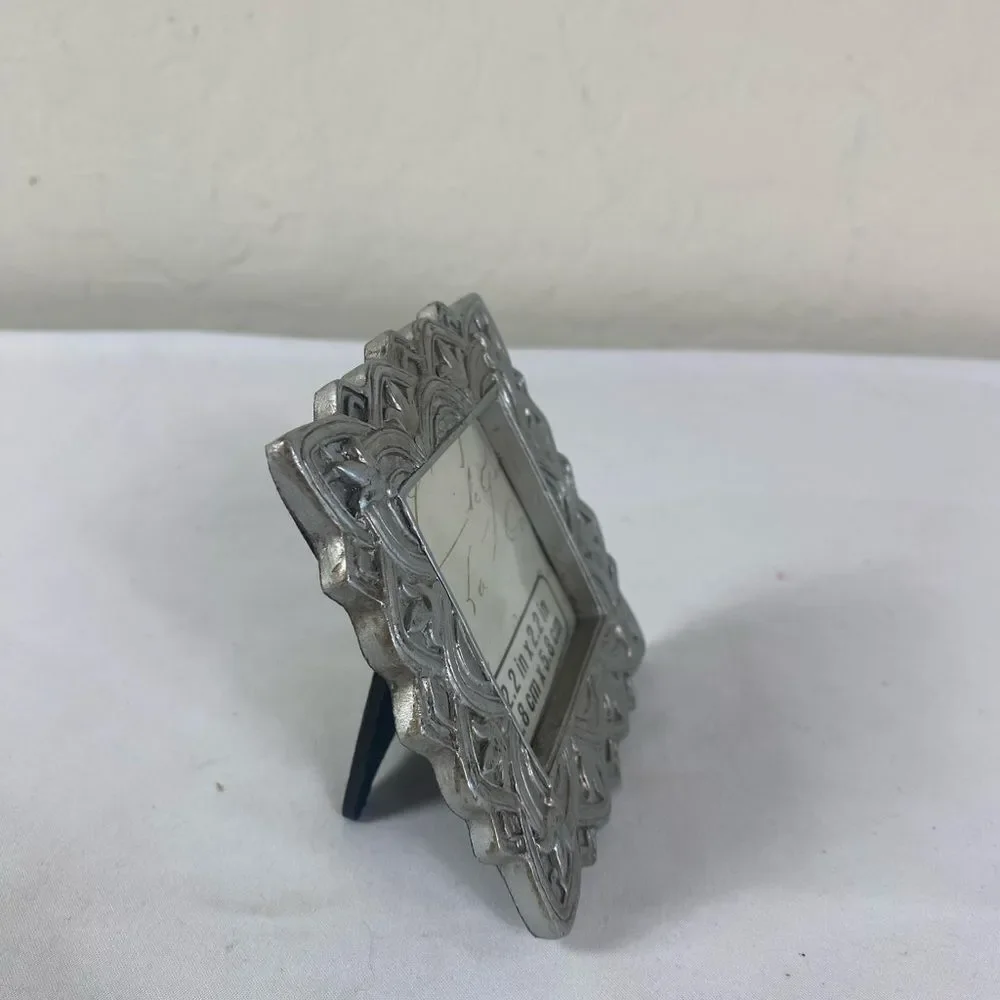 Elegant Silver Photo Frame mini 2x2
